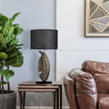 Leaf Resin Fabric Iron Table Lamp