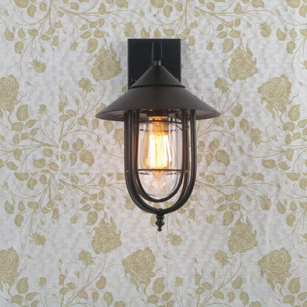 Iron Lantern Indoor Outdoor Light