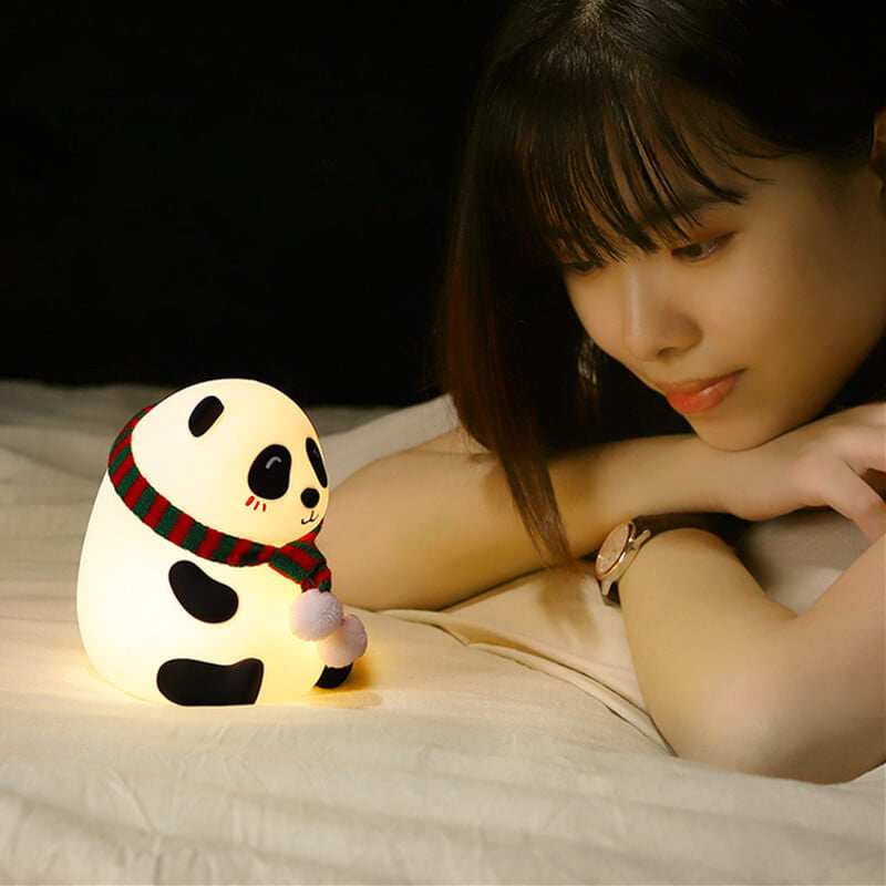 Childlike Cartoon Mini Panda Table Lamp