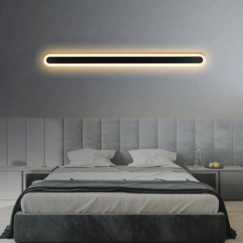Long Bar Iron Acrylic Wall Lamp