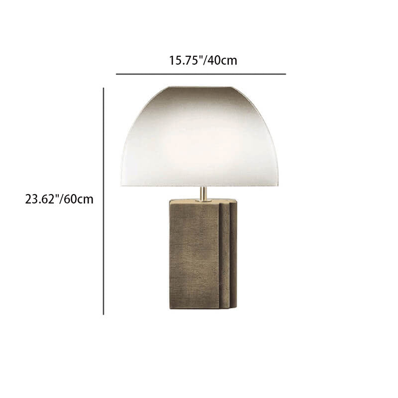 Gradient Fabric Resin Bedroom Table Lamp