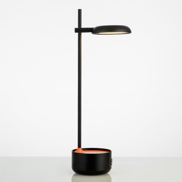 Round Metal Living Room Table Lamp
