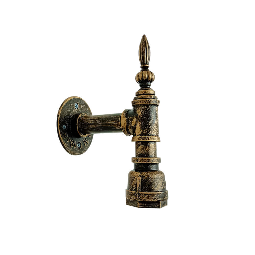 Iron Water Pipe Wall Lamp
