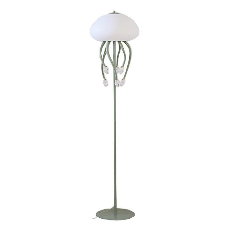 Iron Acrylic Jellyfish Living Floor Lamp