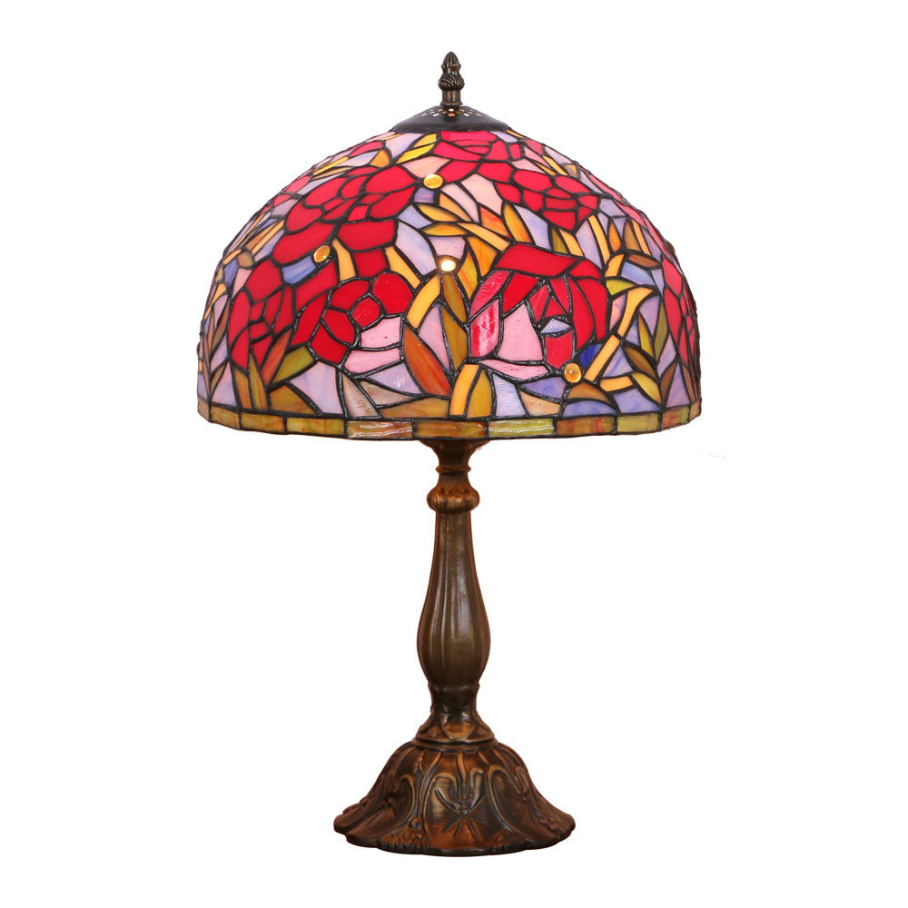 Romantic Resin Roses Table Lamp