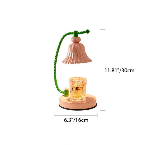 Hardware Flower Shape Melting Table Lamp
