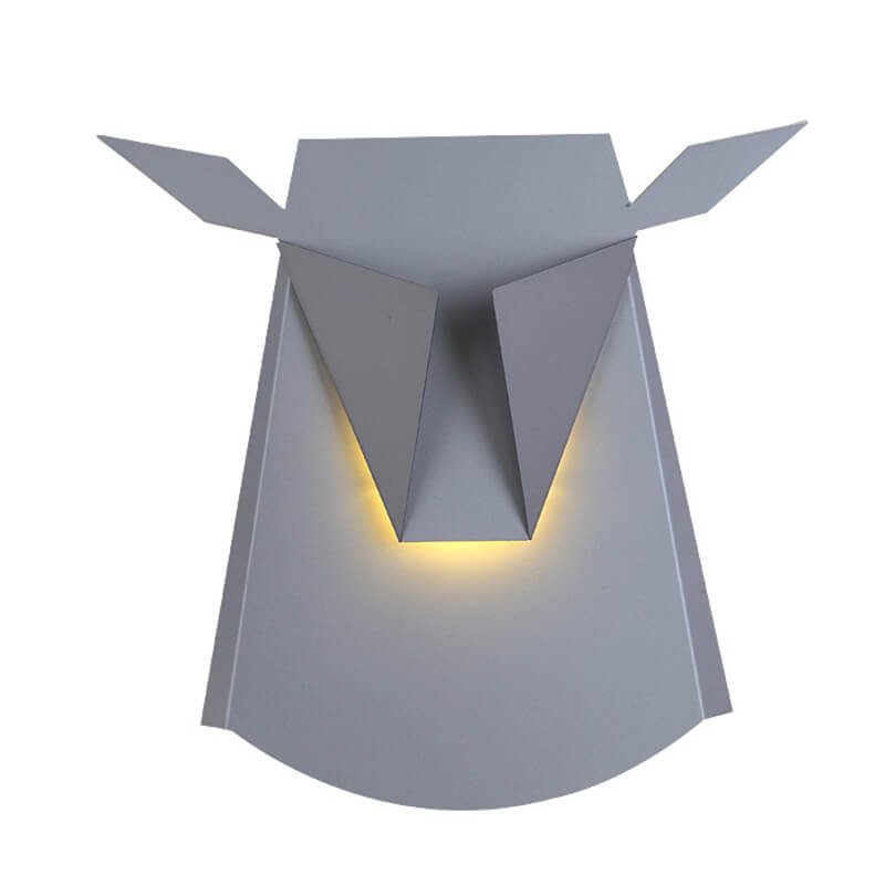 Iron Bull Head Shape Wall Lamp