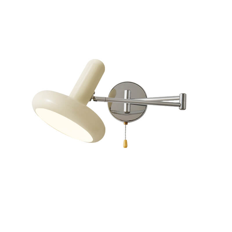 Cream White Iron Rocker Wall Lamp