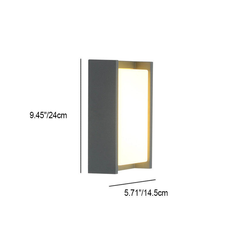 Square PC Patio Outdoor Light