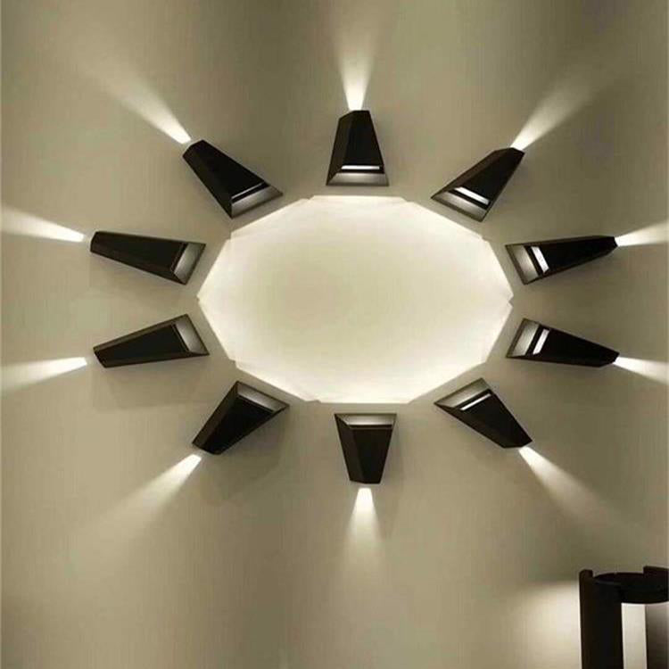 Trapezoidal Aluminum Silicone PVC Outdoor Light