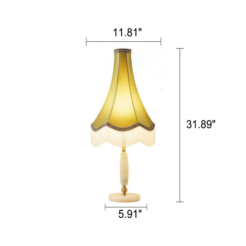 Court Tassel Copper Table Lamp