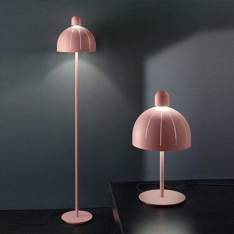 Pink Mushroom Metal Table Lamp