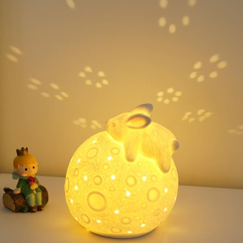 Astronaut Rabbit Rechargeable Night Table Lamp