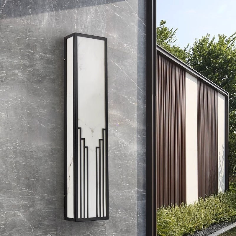 Rectangular Stainless Steel Imitation Outdoor Light