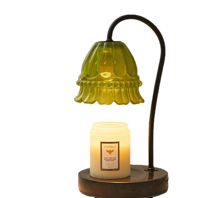 Glass Lily Valley Melting Table Lamp