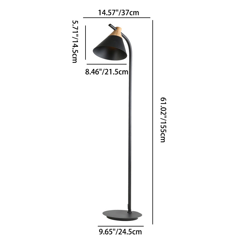 Nordic Creative Macaron Cone Floor Lamp