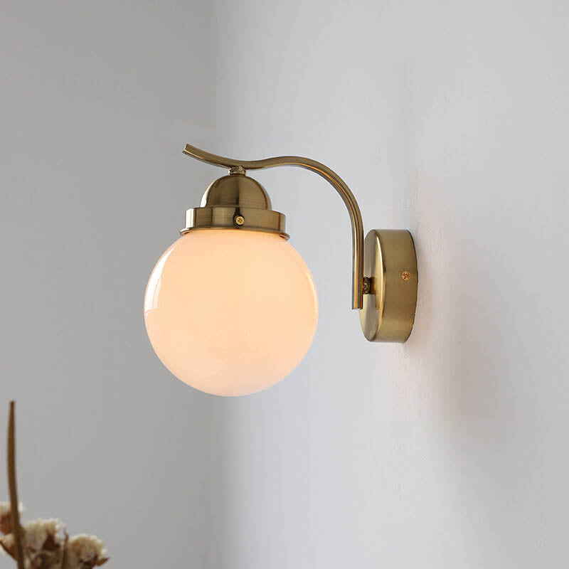 Glass Ball Living Room Wall Lamp