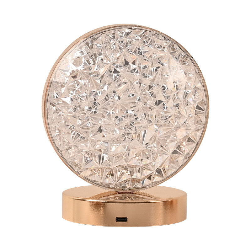Acrylic Moon Star Geometry Table Lamp