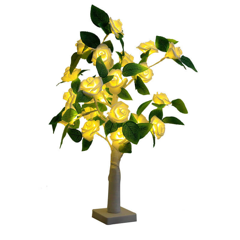 Christmas Decorative Plastic Tree Table Lamp