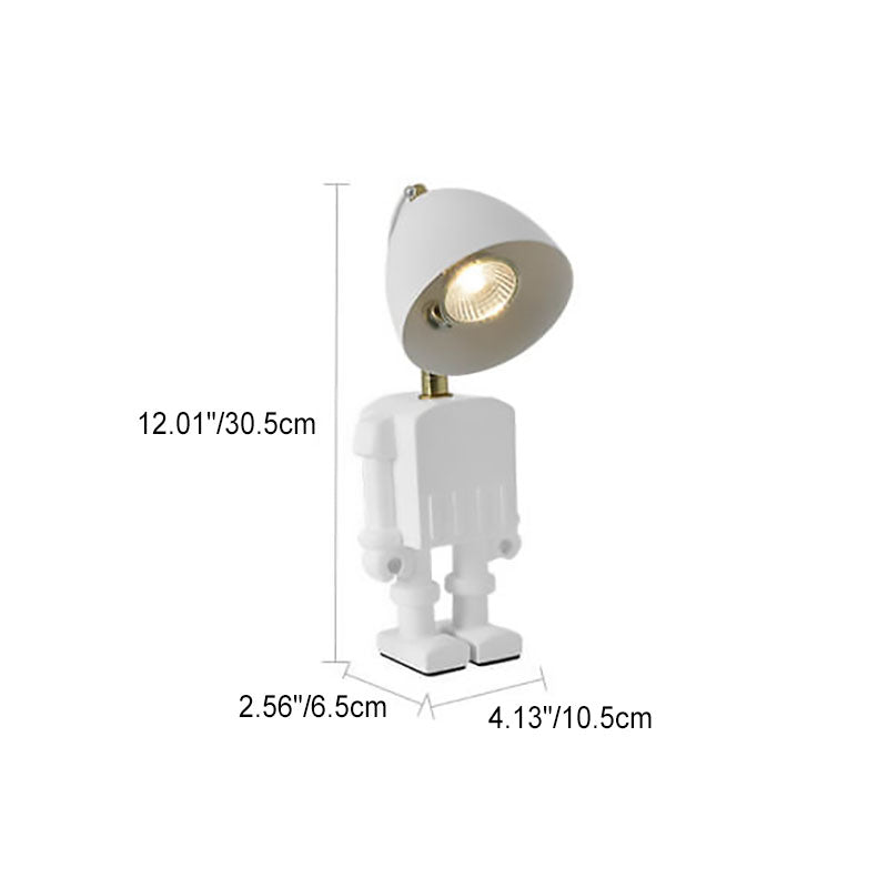 Resin Hardware Robot Melting Table Lamp