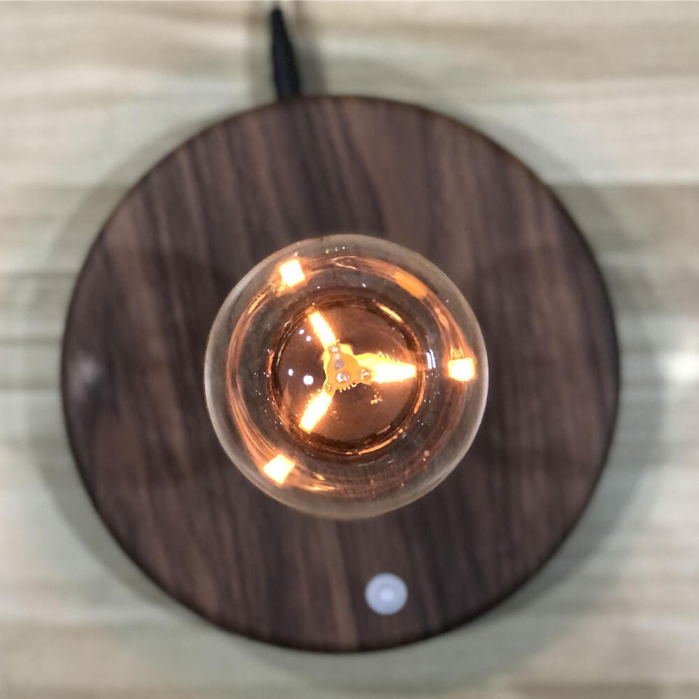 Levitation Walnut Decorative Table Lamp