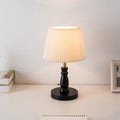 Striped Folding Lampshade Metal Table Lamp