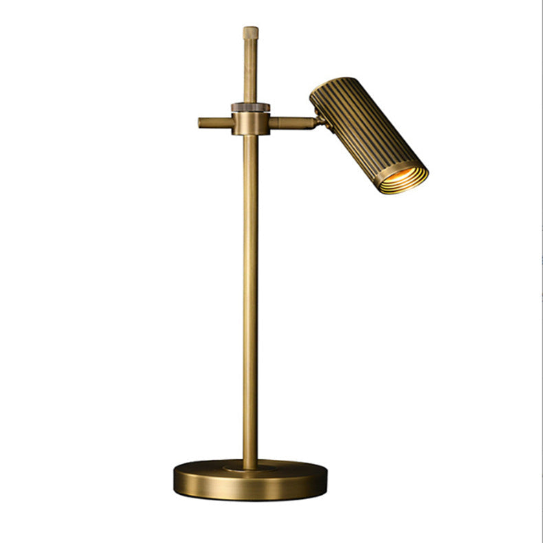 Gold Brass Finish Frame Table Lamp