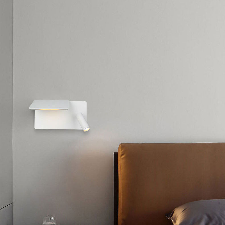 Square Flat Reading Wall Lamp
