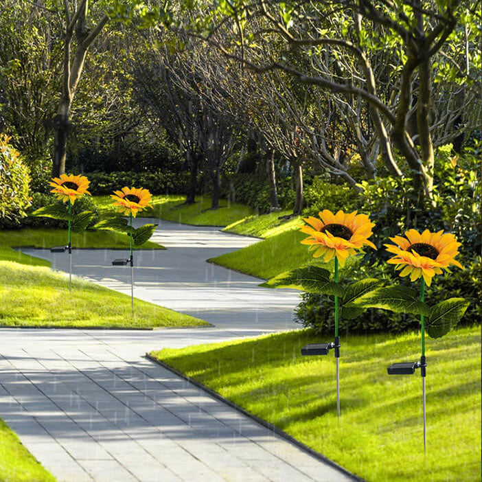 Sunflower Lawn Decorative Ground Outdoor Light