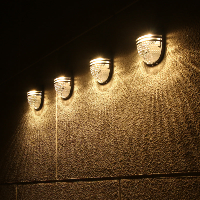 ABS PC Elliptical Honeycomb Outdoor Light