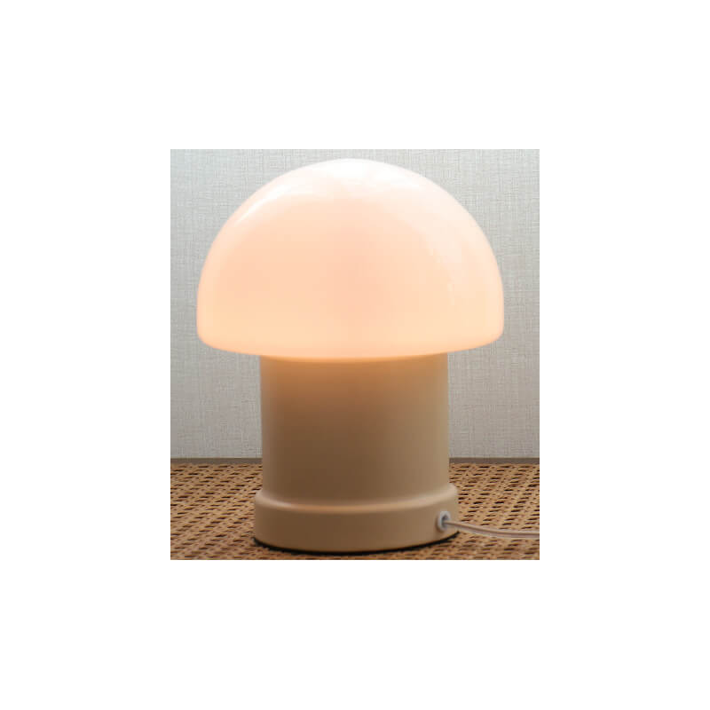 Ins Cream Mushroom Column Table Lamp