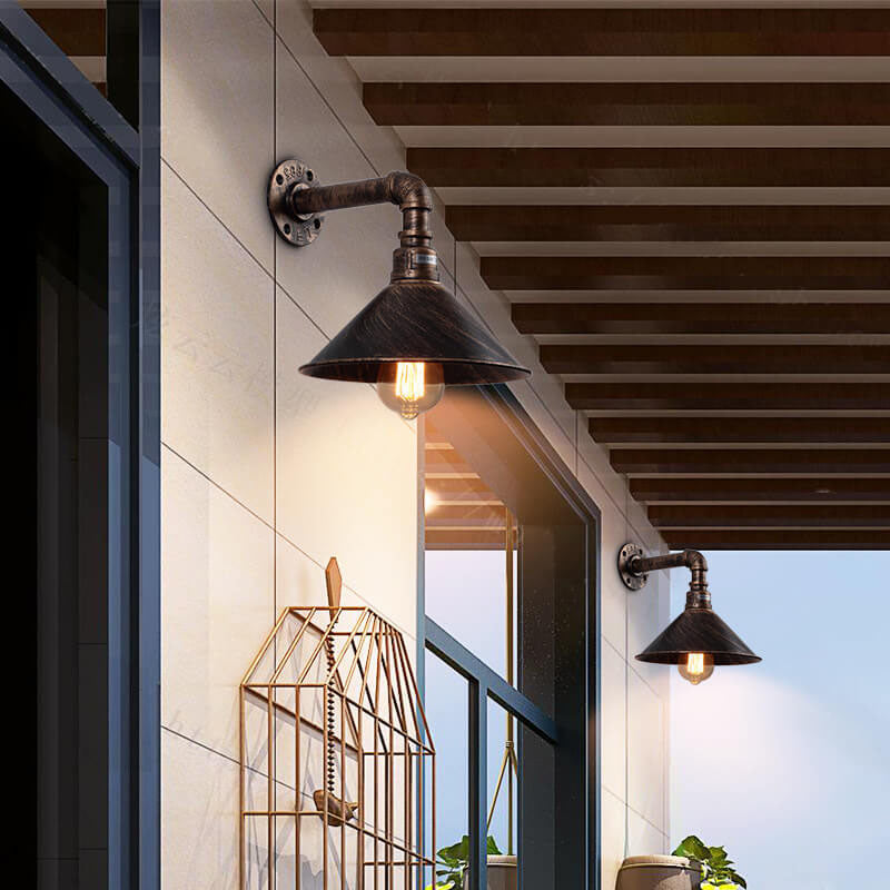 Vintage Industrial Iron Wall Lamp
