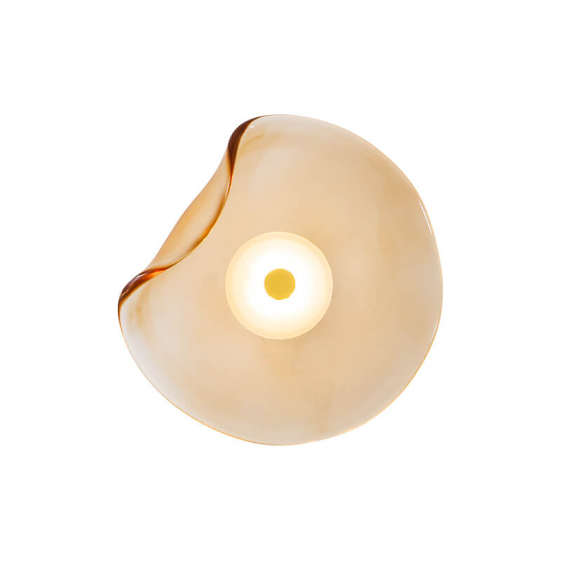 Glass Round Shape Wall Lamp