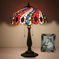 Peacock Tail Feather Pattern Table Lamp