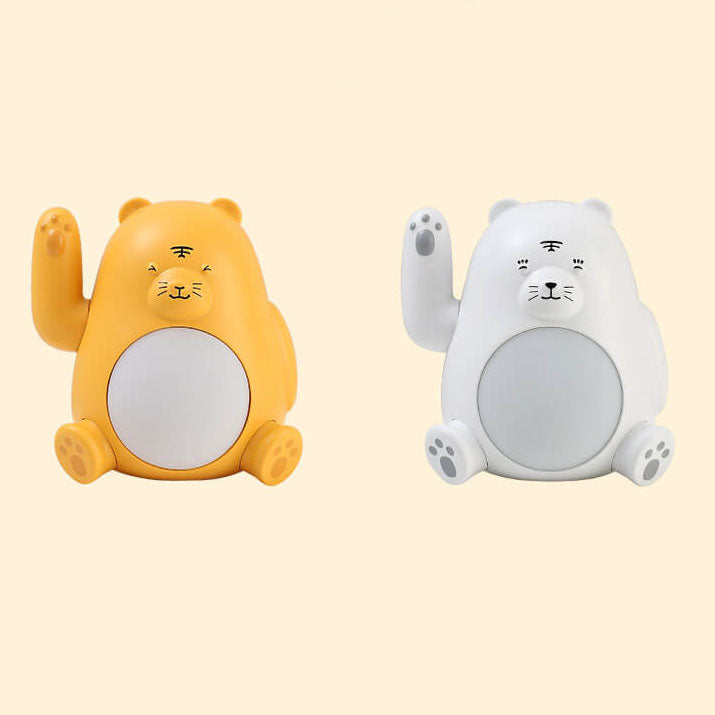 Cartoon Handle Tiger Night Table Lamp