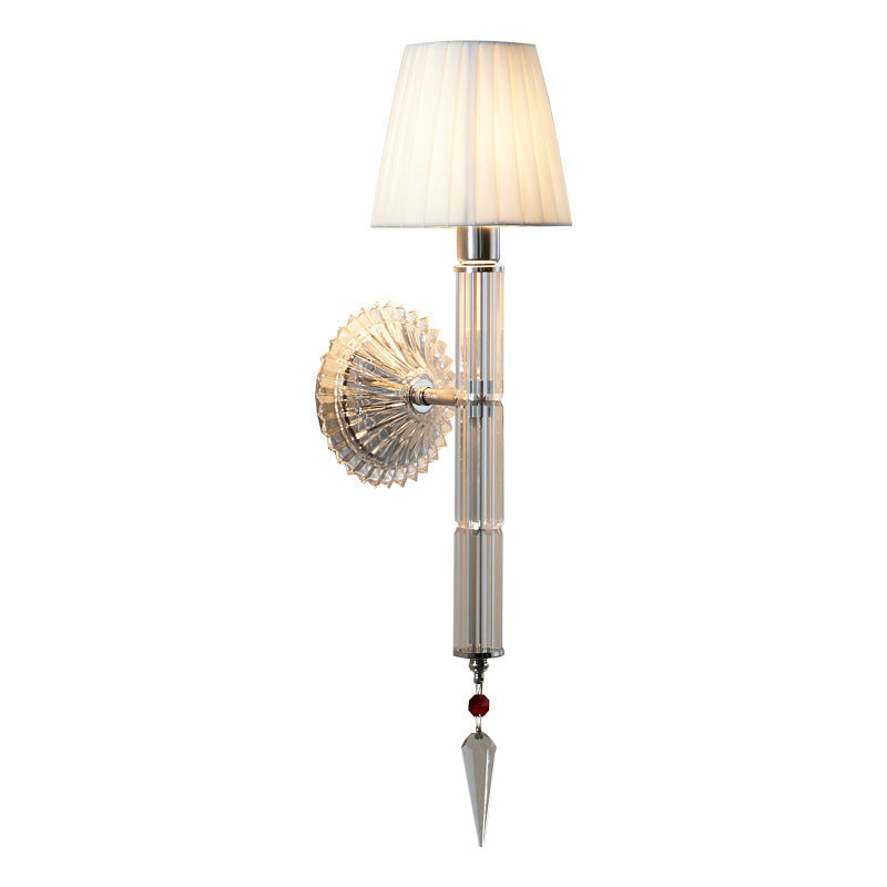 Crystal Fabric Wall Lamp