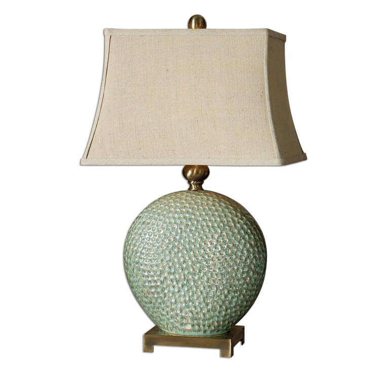Ceramic Square Round Table Lamp