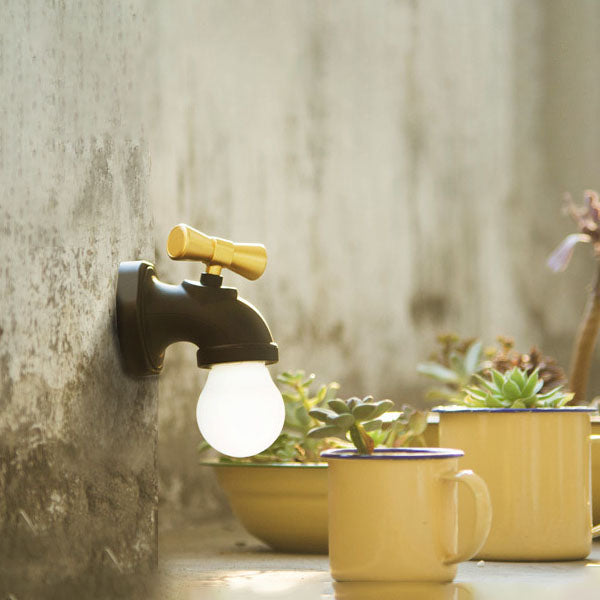 Faucet ABS PC Night Wall Lamp