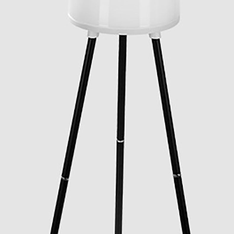 Tripod Round Iron ABS Floor Lamp