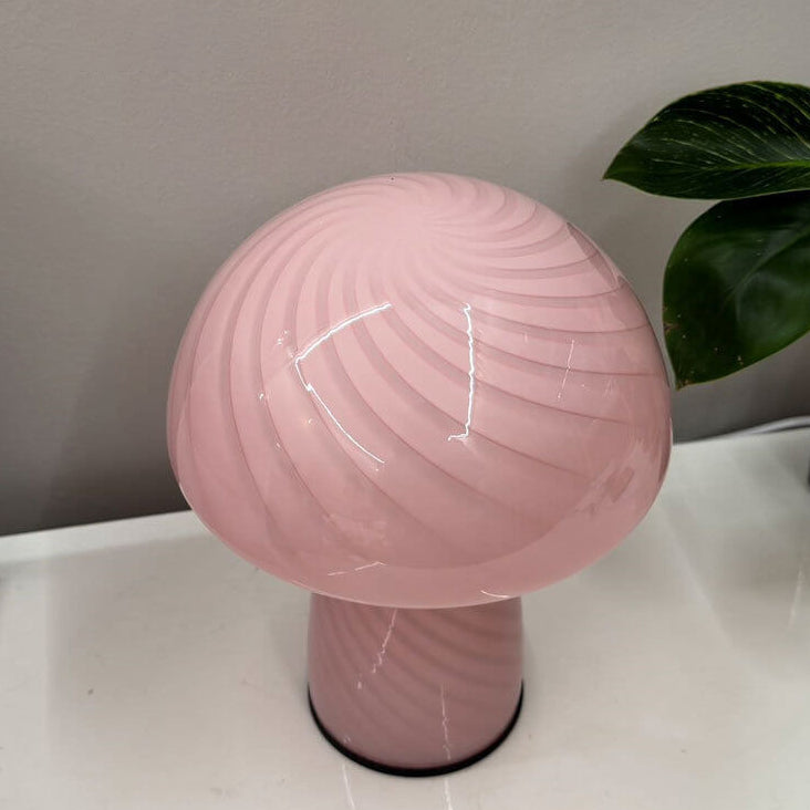 Mushroom Glass Table Lamp