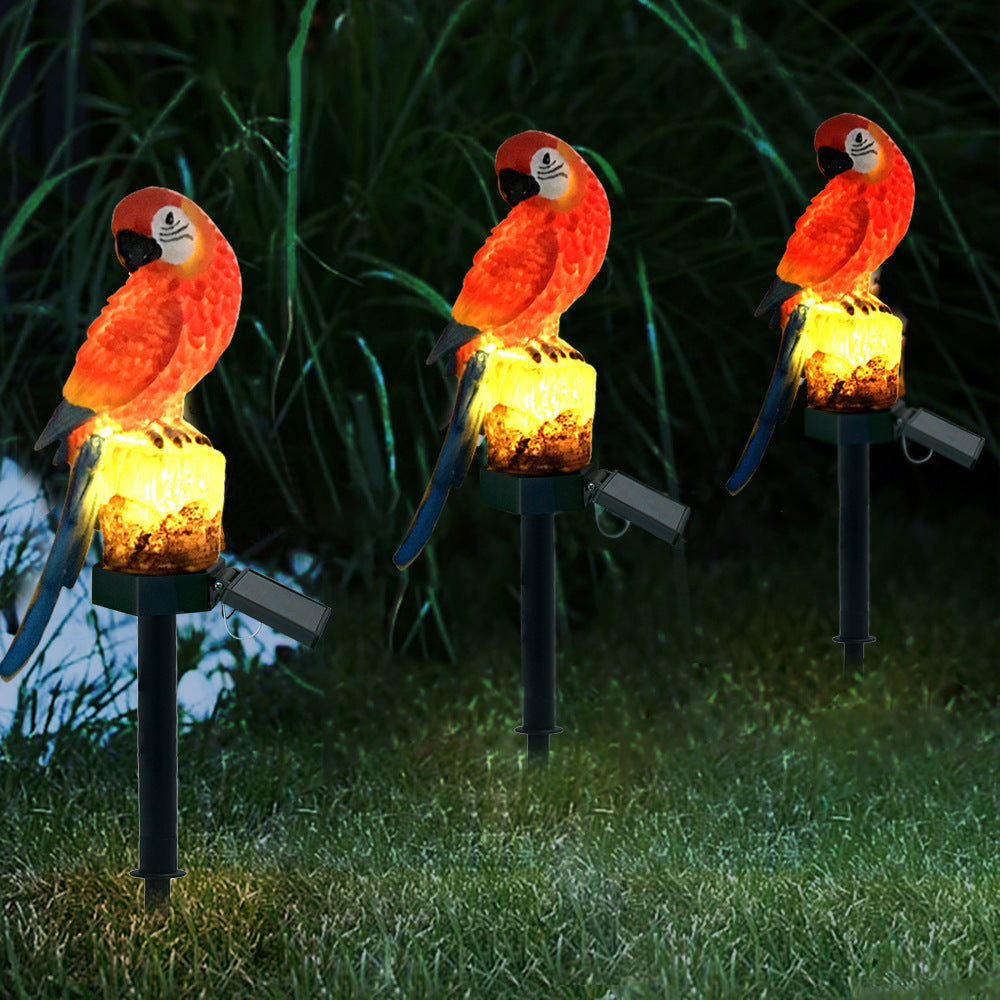 Solar Waterproof Colorful Resin Outdoor Light