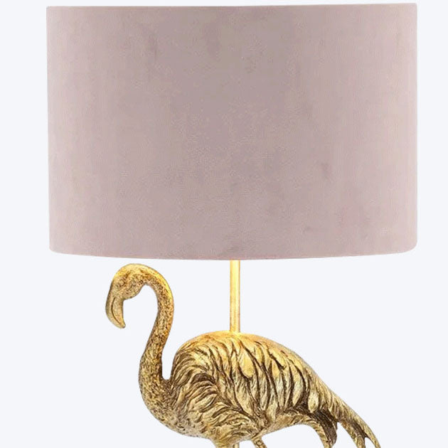 Flamingo Resin Fabric Table Lamp