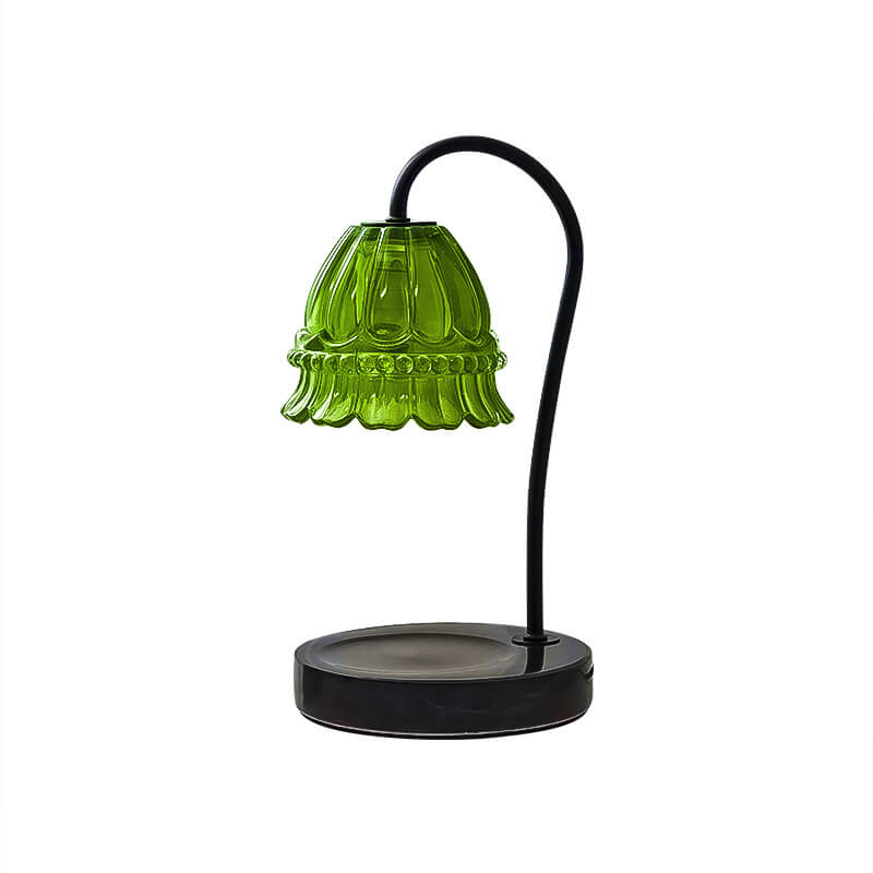 Lily Valley Glass Marble Table Lamp