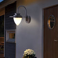 Peach Glass Iron Garden Outdoor Light