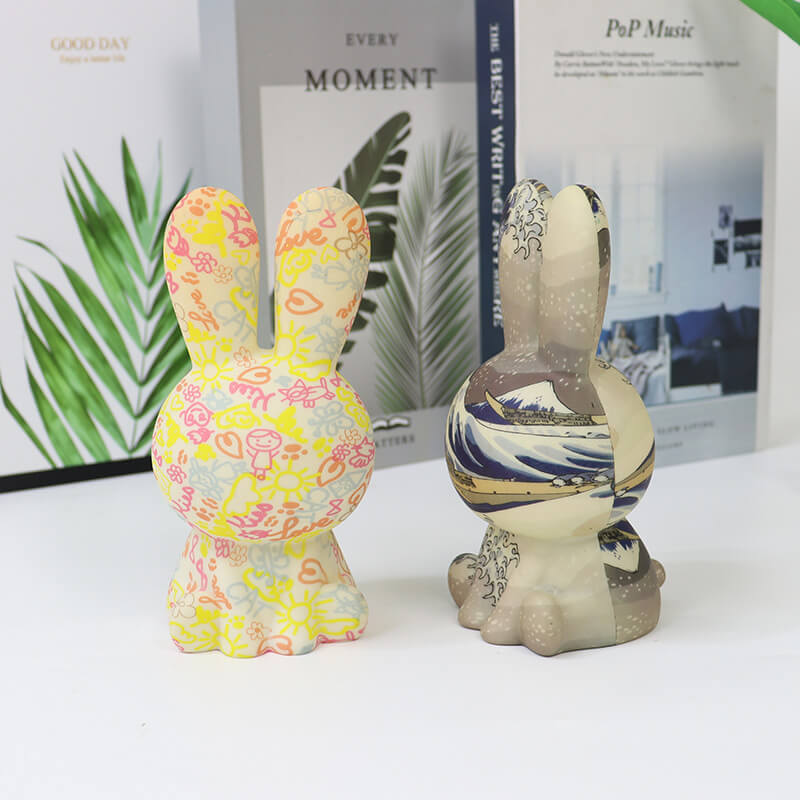 Painted 3D Printed Rainbow Table Lamp