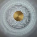 Full Copper Round Line Wall Lamp