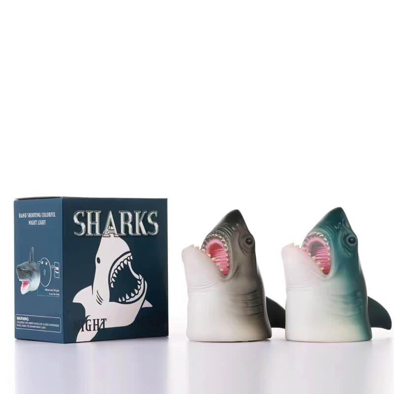 Shark Silicone Pat Night Table Lamp