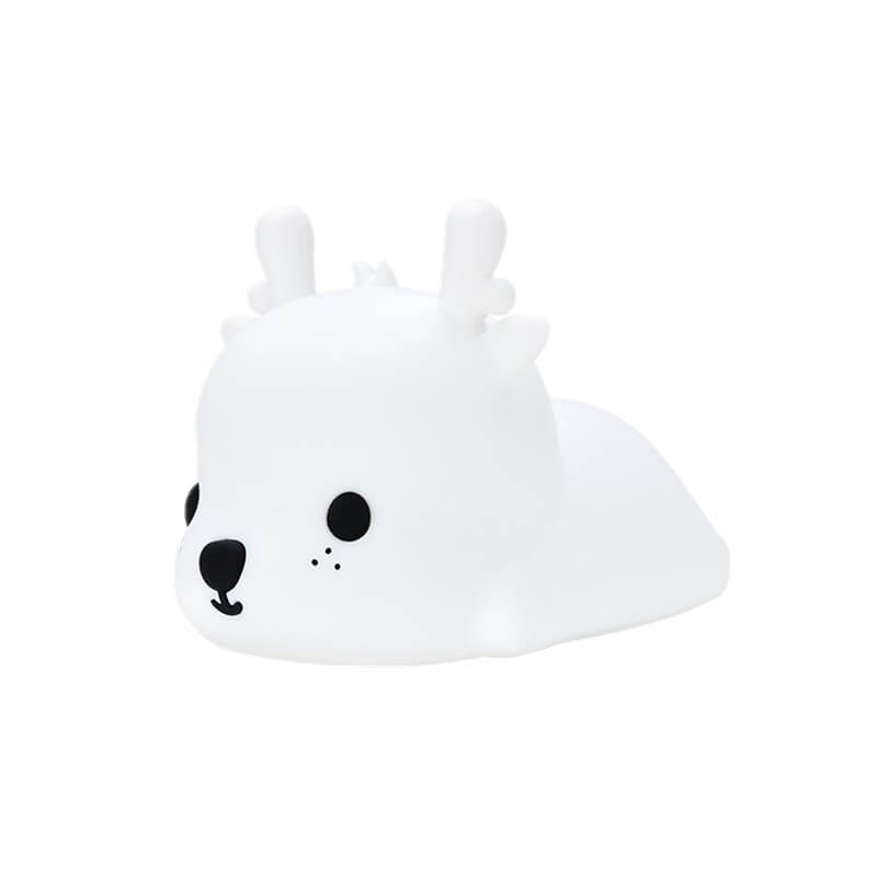 Deer-shaped Silicone Charging Night Table Lamp