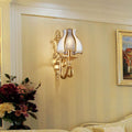 Copper Glass Wall Lamp