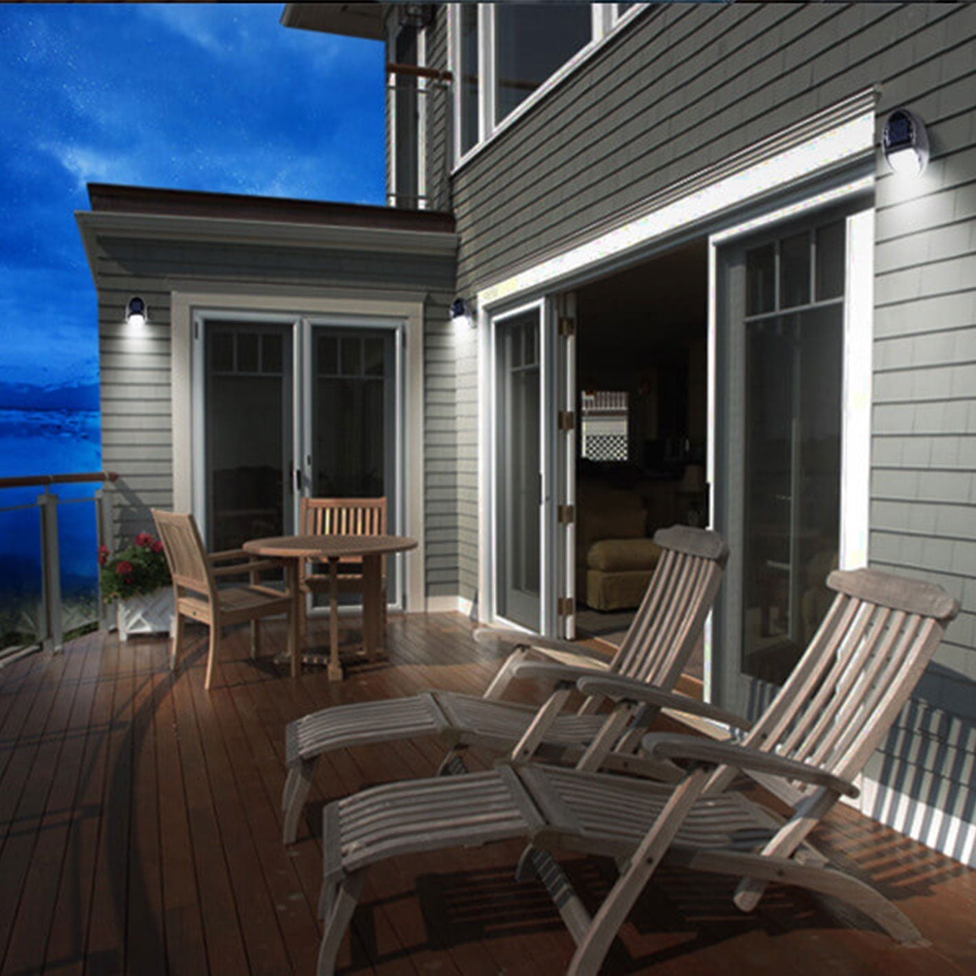 Oval Fence Outdoor Light